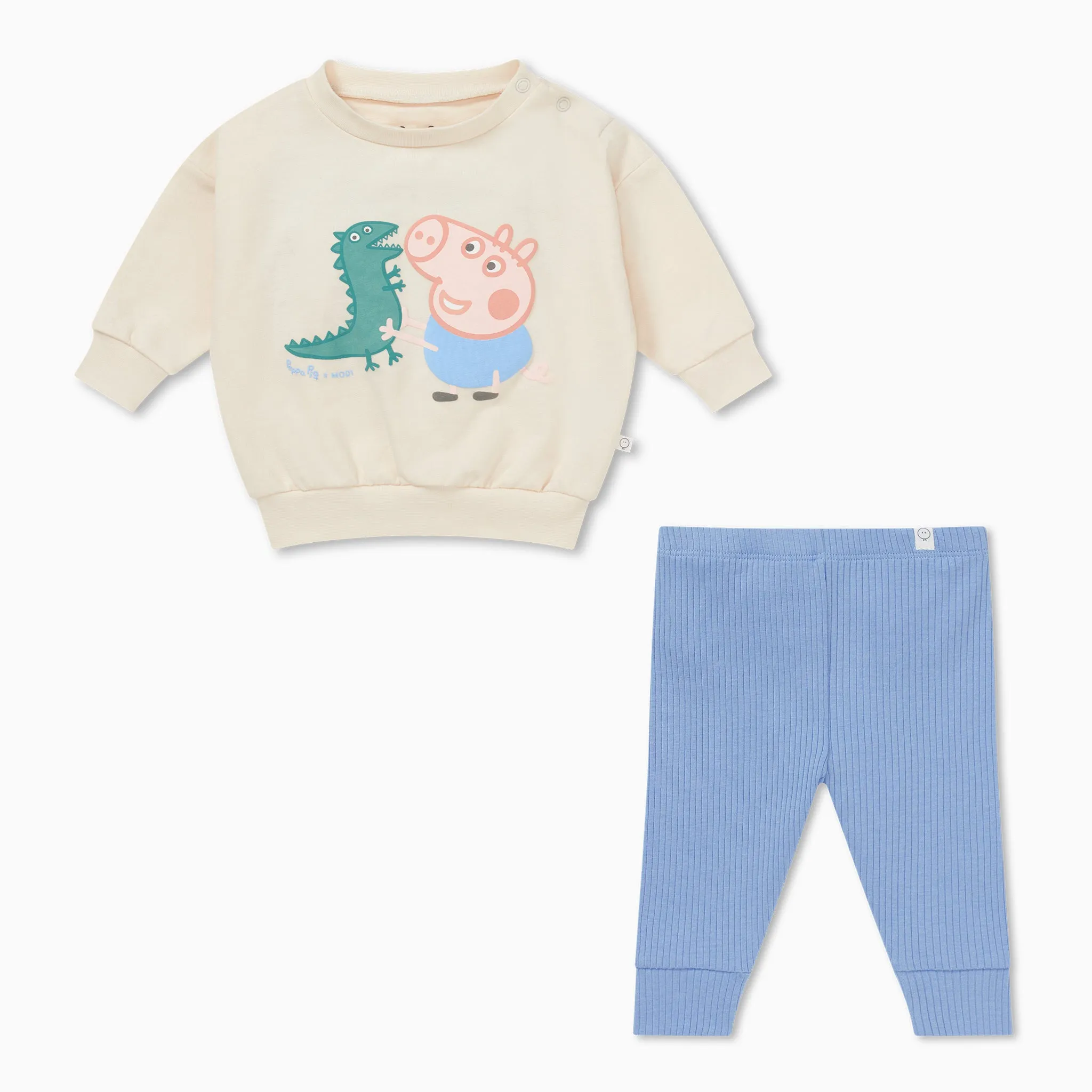 George Pig Oversized Sweater & Leggings Outfit