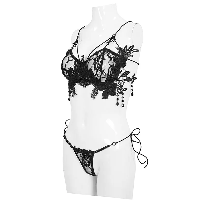 Girl On Fire Lace Lingerie