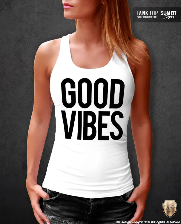 Good Vibes Women's T-shirt Summer Vibes Tank Top WD271 B