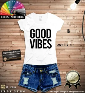 Good Vibes Women's T-shirt Summer Vibes Tank Top WD271 B