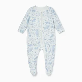 Gruffalo Dragonfly Blue Zip-Up Baby Pajamas