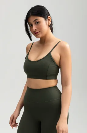 Here And Now Bra in Olive