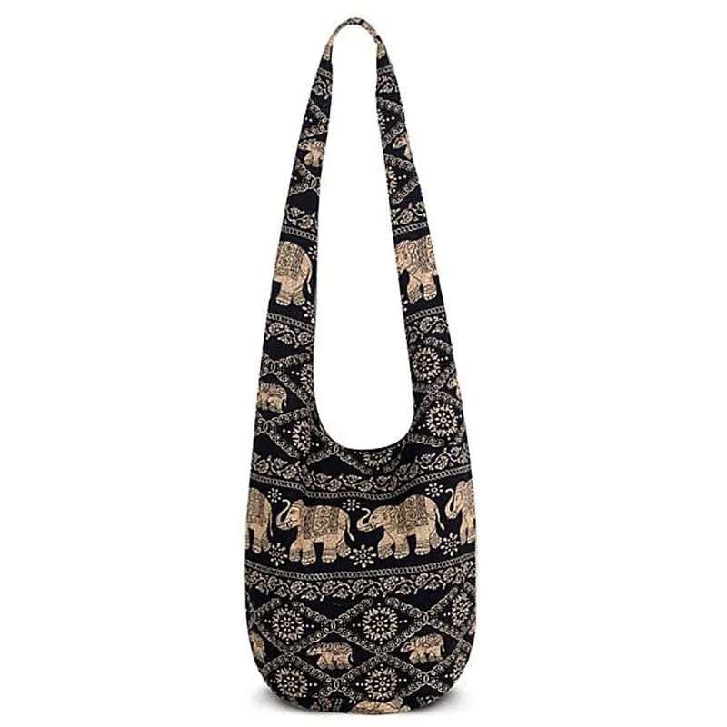 Hobo Bags Elephant Print Mexican Blanket Tribal Aztec 6 Different Styles And Colors You Choose Large Hippie Shoulder Purses Boho Carry On Tote Travel Bag