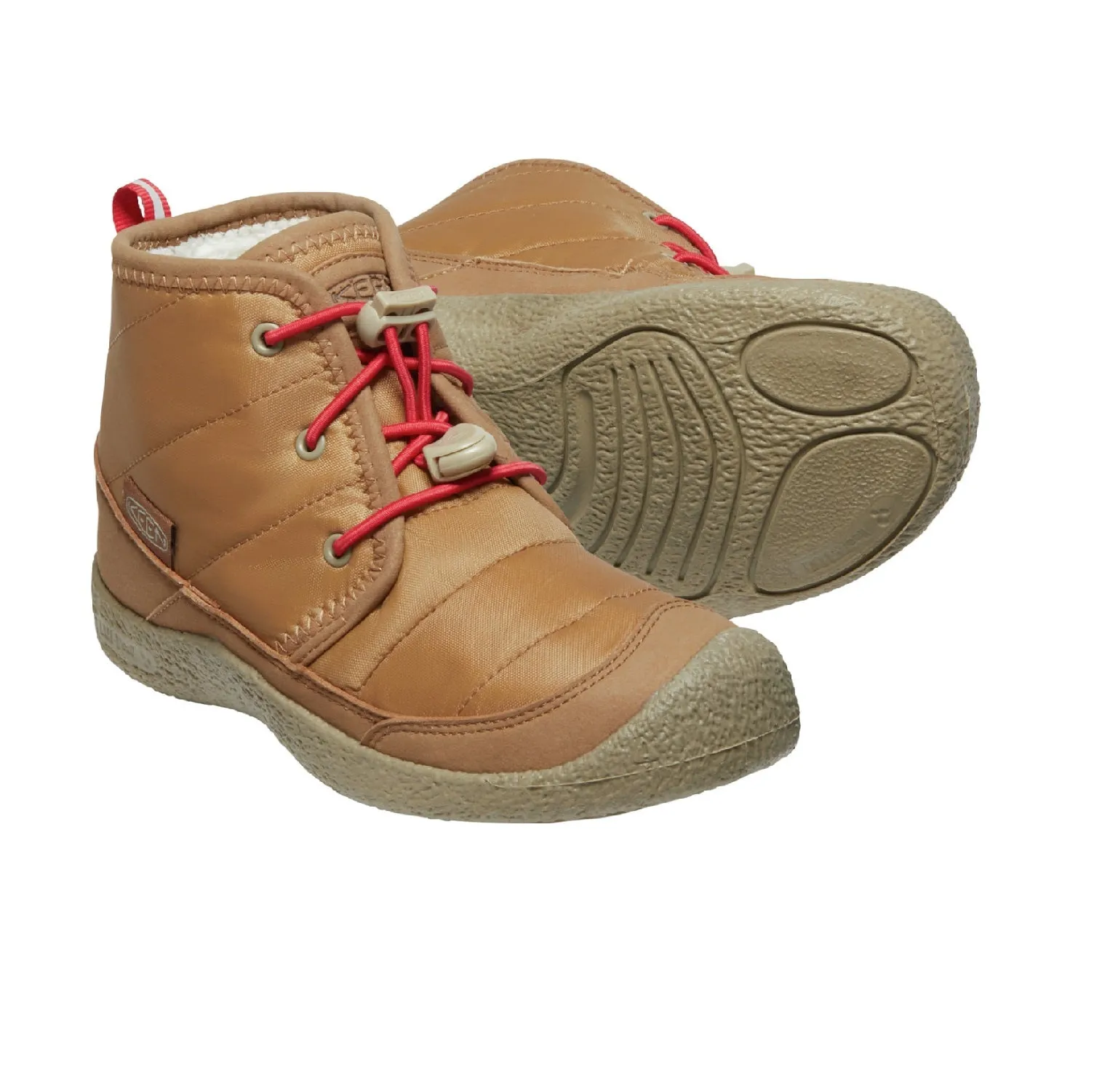 Howser II Kid's Chukka Bootie - Toasted Coconut/Red Carpet