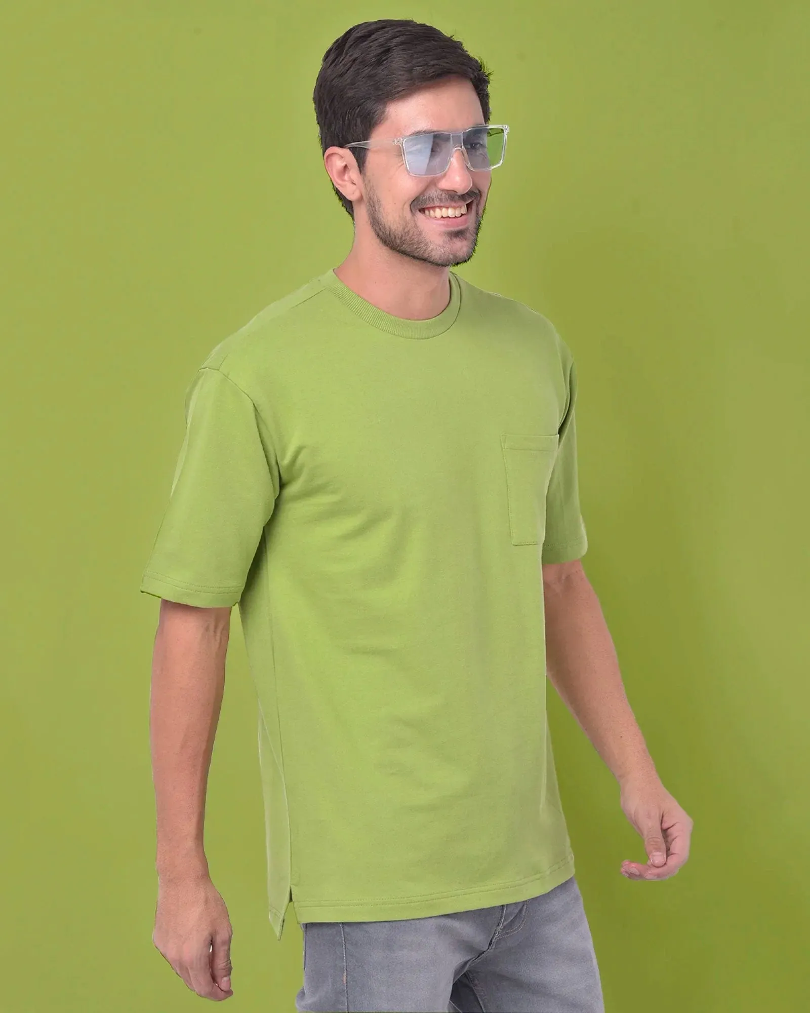 HW Crew: Chartreuse Green