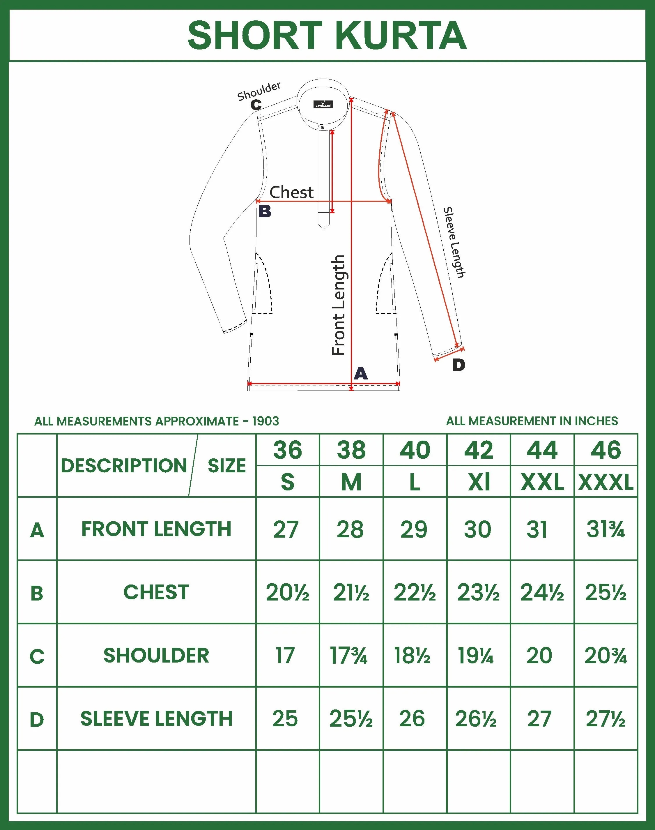 Iconic - Olive Green Short Kurta and Fancy Double Dhoti Set For Men ( Assorted Borders ) | Uathayam