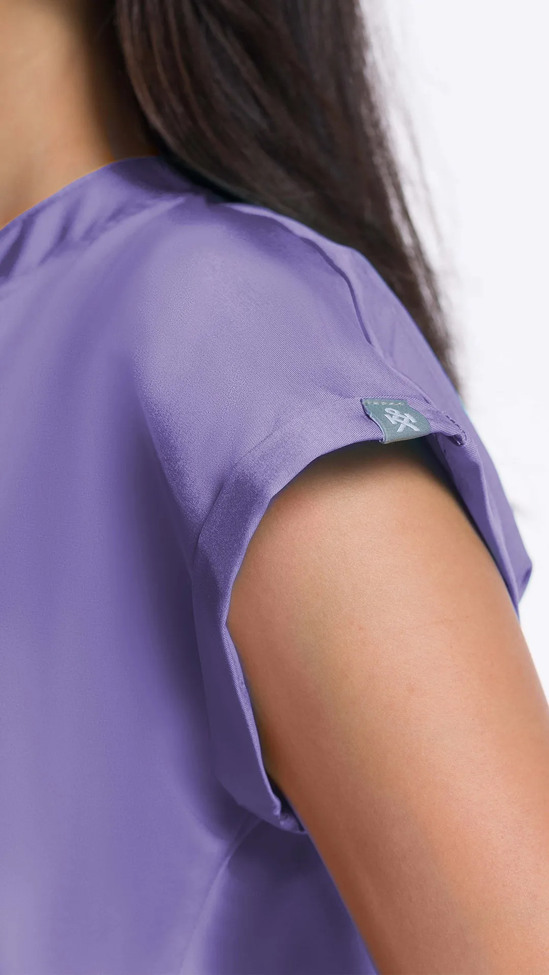 Kanaus® Scrub Casual Mao Lilac Mist | Dama