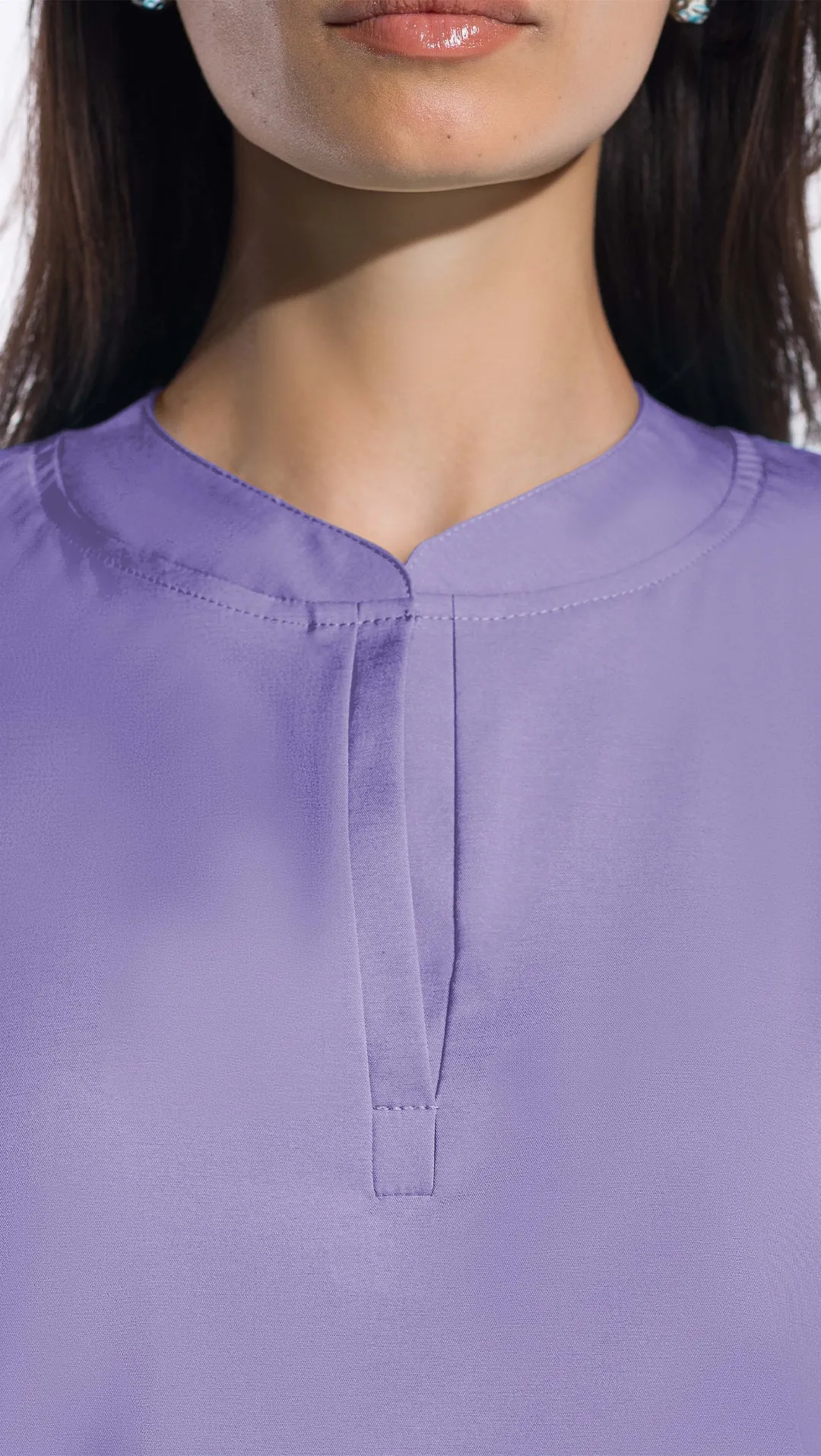 Kanaus® Scrub Casual Mao Lilac Mist | Dama