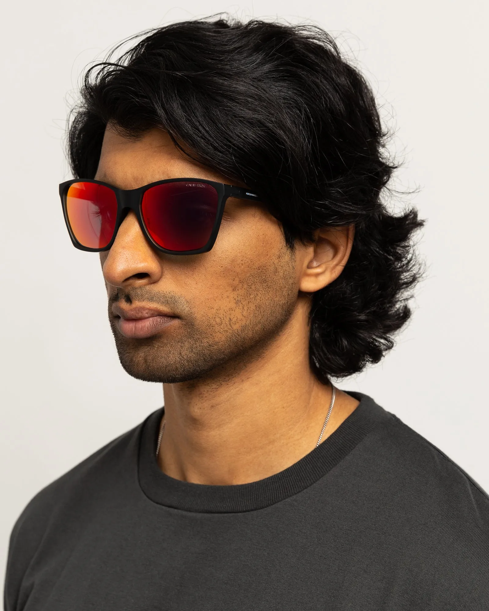 Keiichi Sunglasses in Black/Anti-Fog