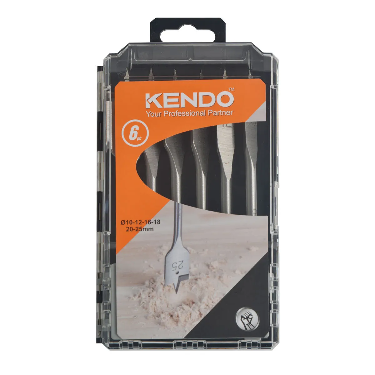 Kendo Spade Bit Set 6 Pieces