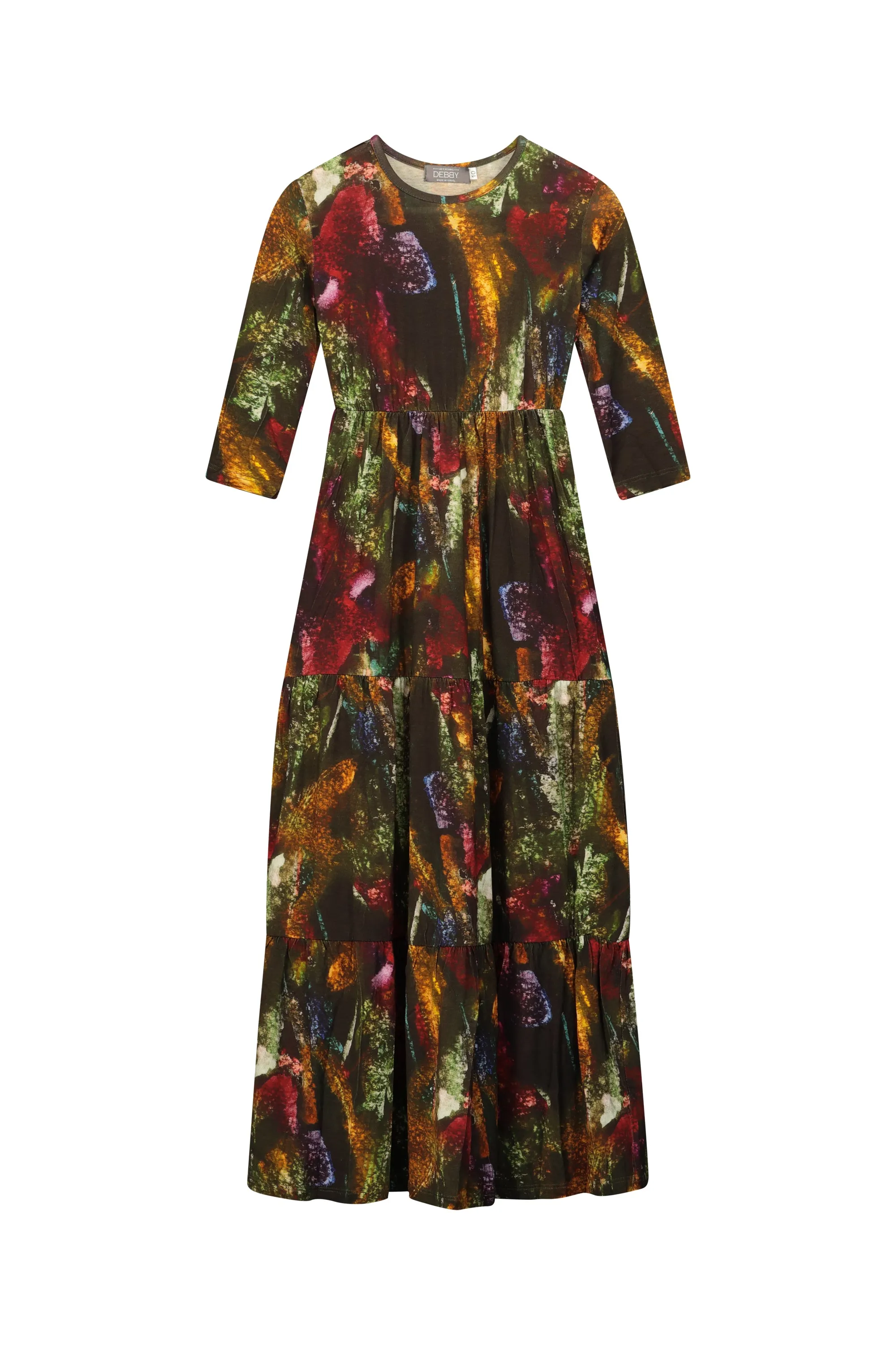 Kids Maxi Layers dress / Colorful Acid