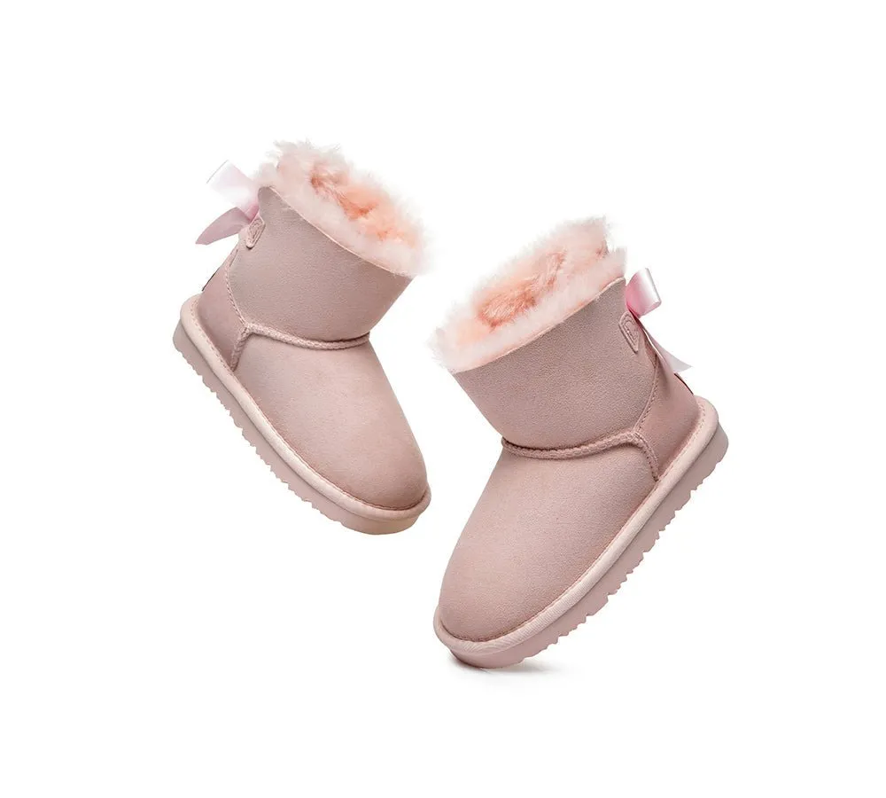 Kids Mini Back Bow Boots