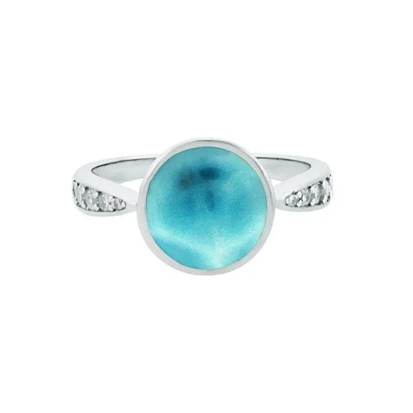 Larimar Saturn Ring