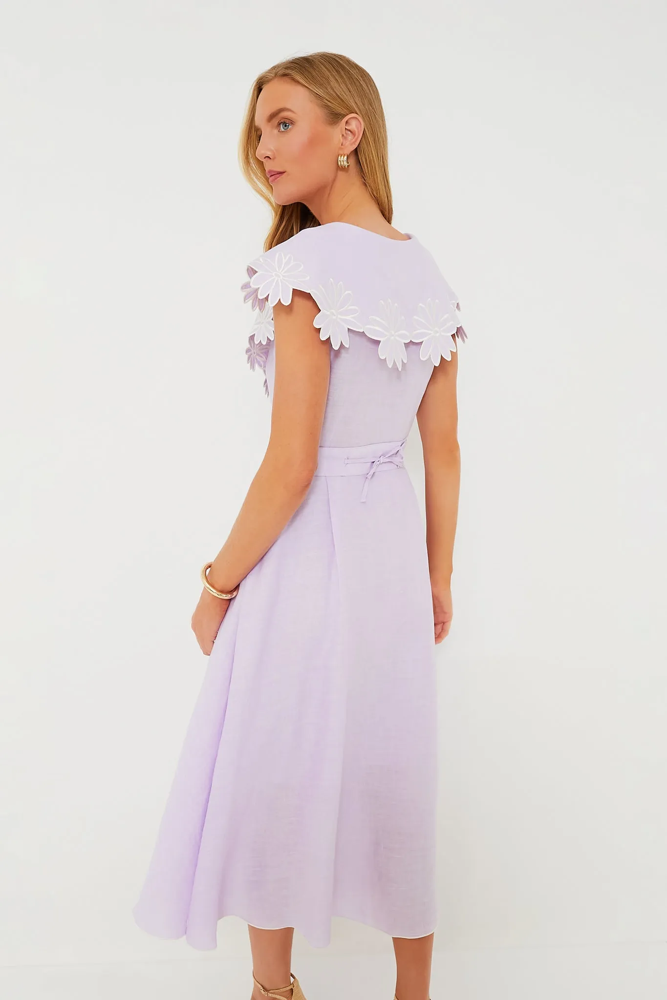 Lilac Casey Midi Dress