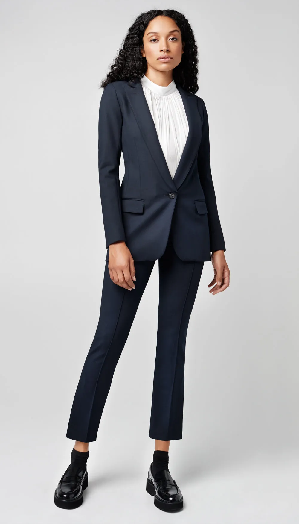 Long Notched Blazer