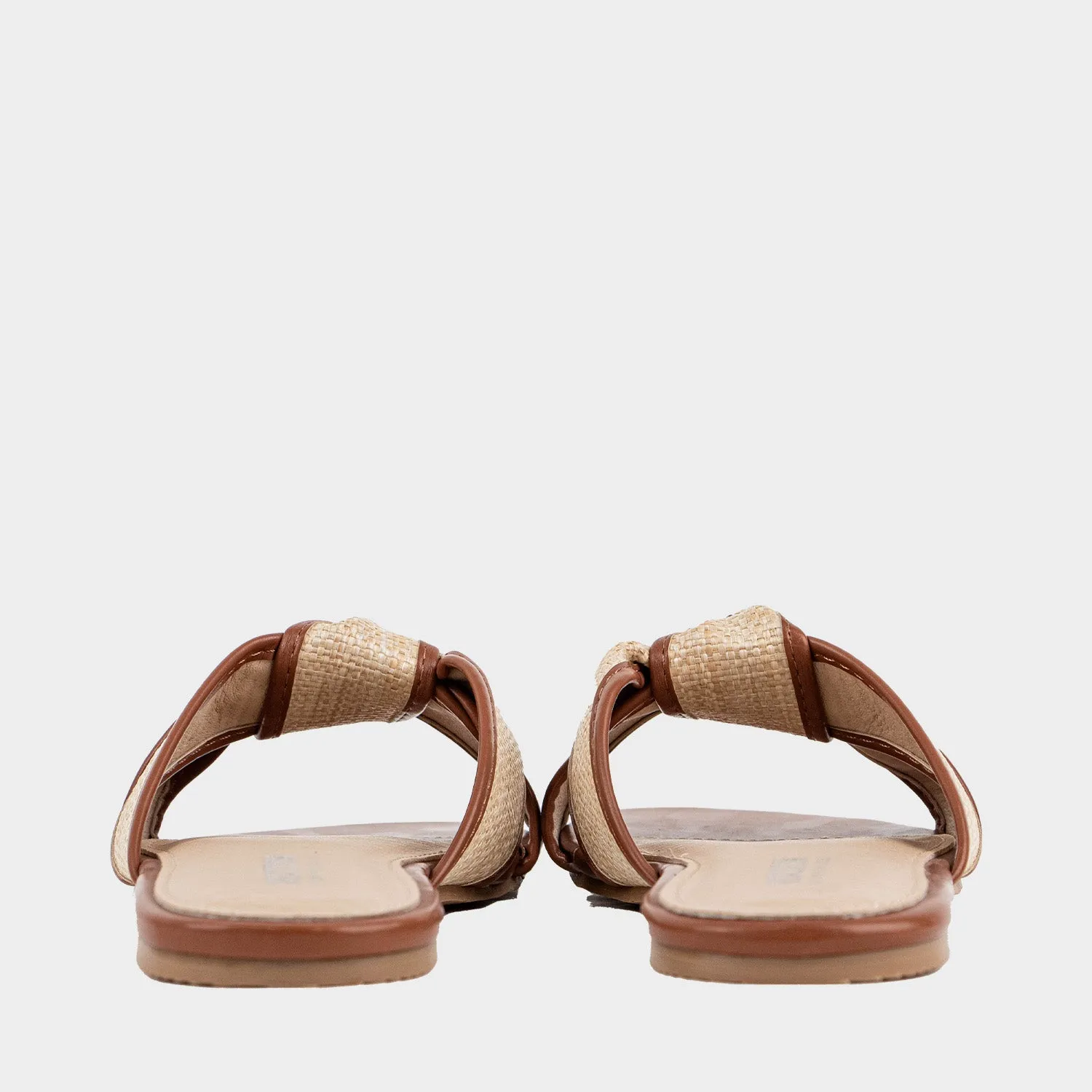 Lucia Bow Flat Sanda Sandalia Casual Plana Para Mujer