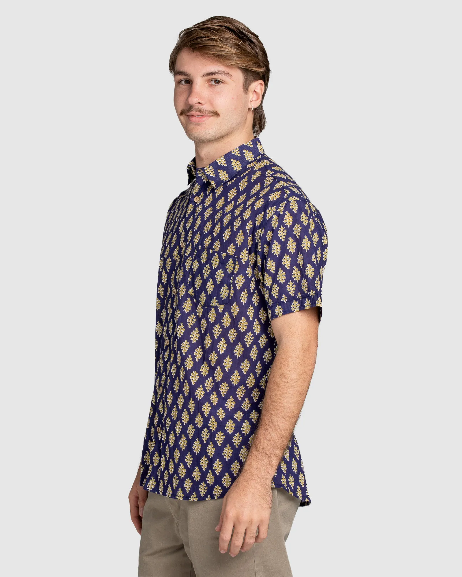 Mens Shirt - Blue lyla