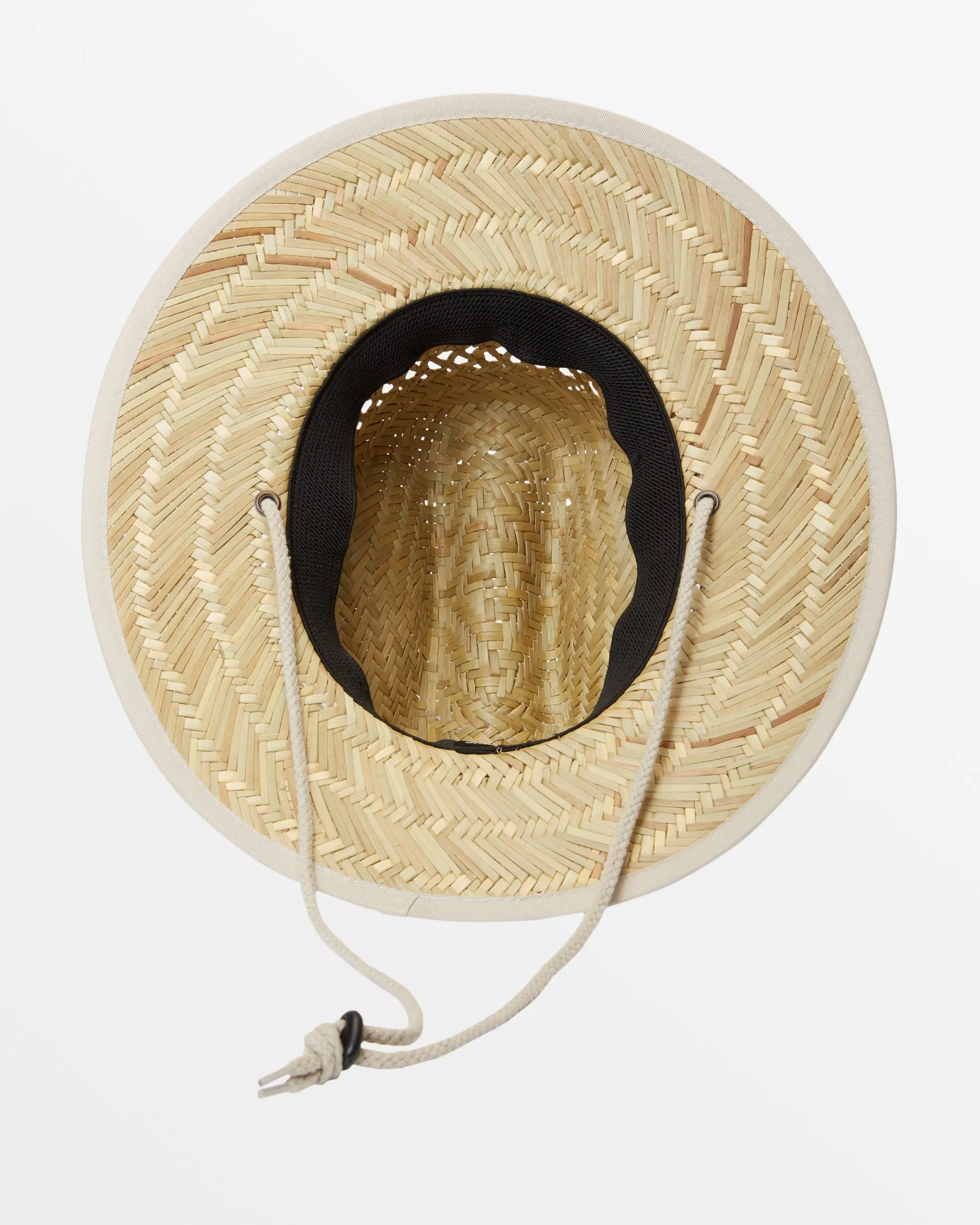 Mid Tides Lifeguard Straw Hat - Cream