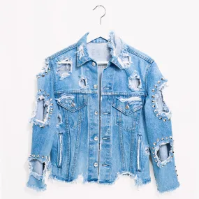 One a Kind Vintage Starr Jeans Denim Jacket