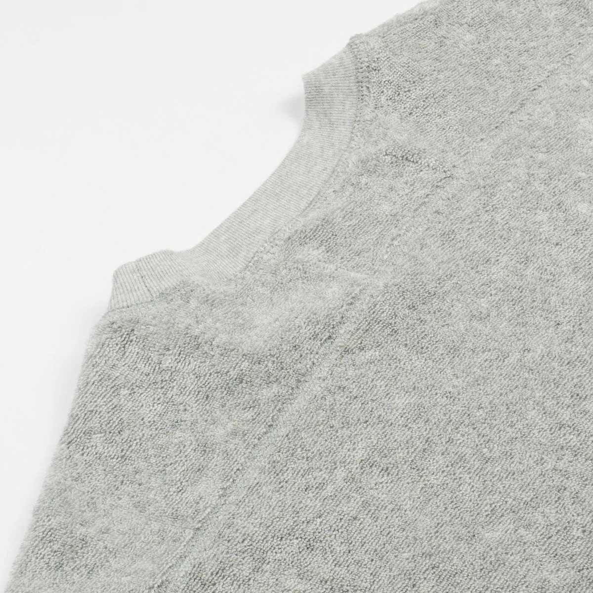 Our Legacy - Footbal Longsleeve Sweatshirt - Grey Melange Light Terry