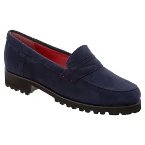 Pas de Rouge Women's Marta N399 Navy Suede