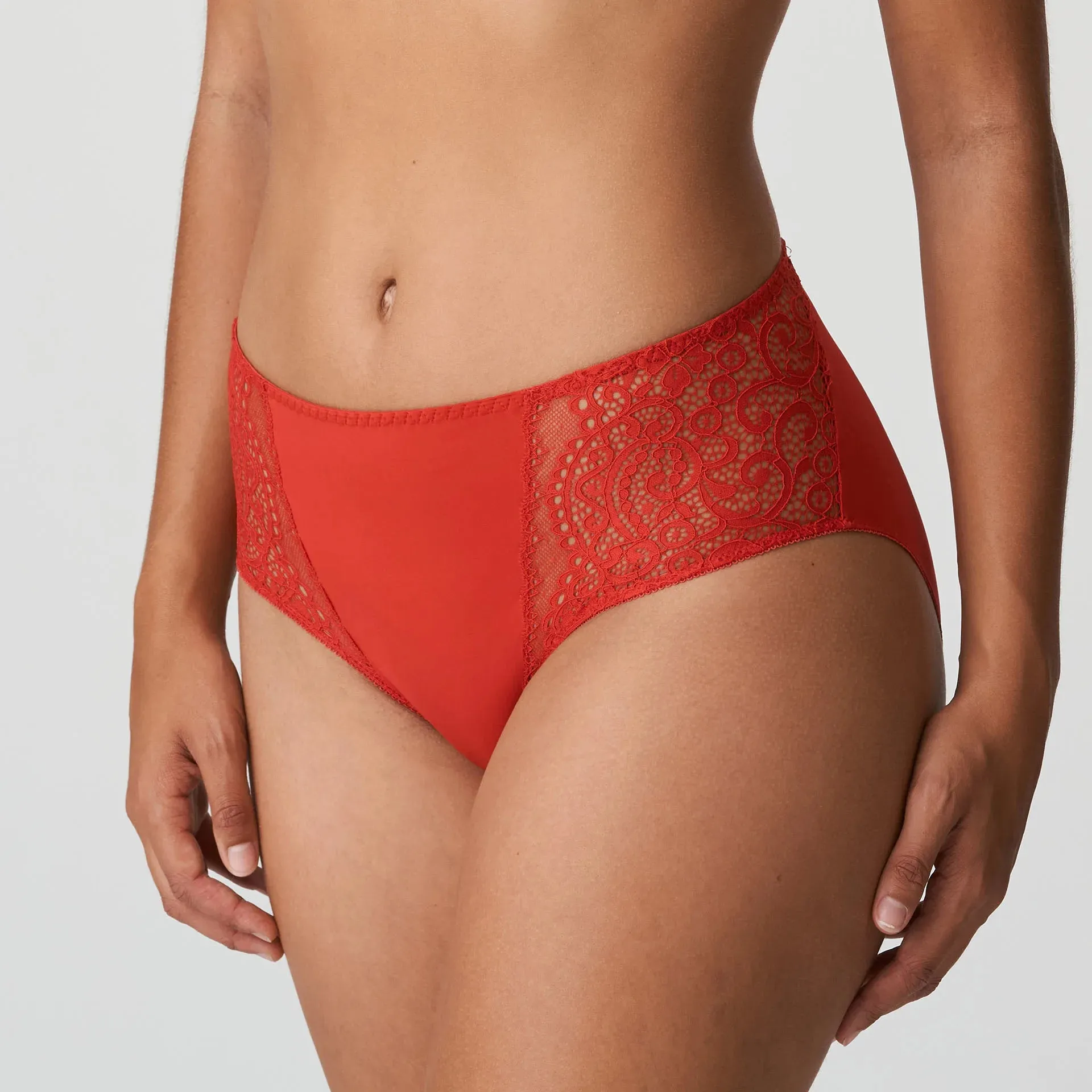 Prima Donna Twist Full Briefs - I Do - Red , Nude