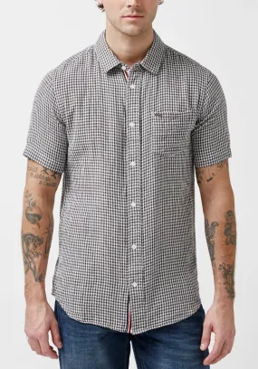 Saint Charcoal Short-Sleeve Men’s Shirt - BM24097