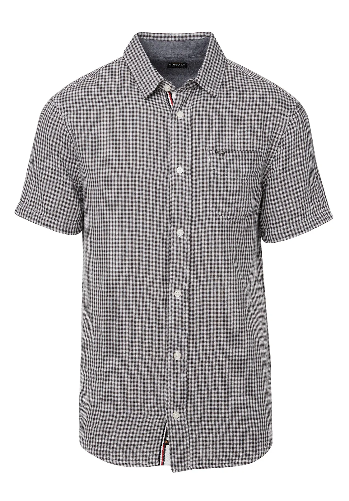 Saint Charcoal Short-Sleeve Men’s Shirt - BM24097