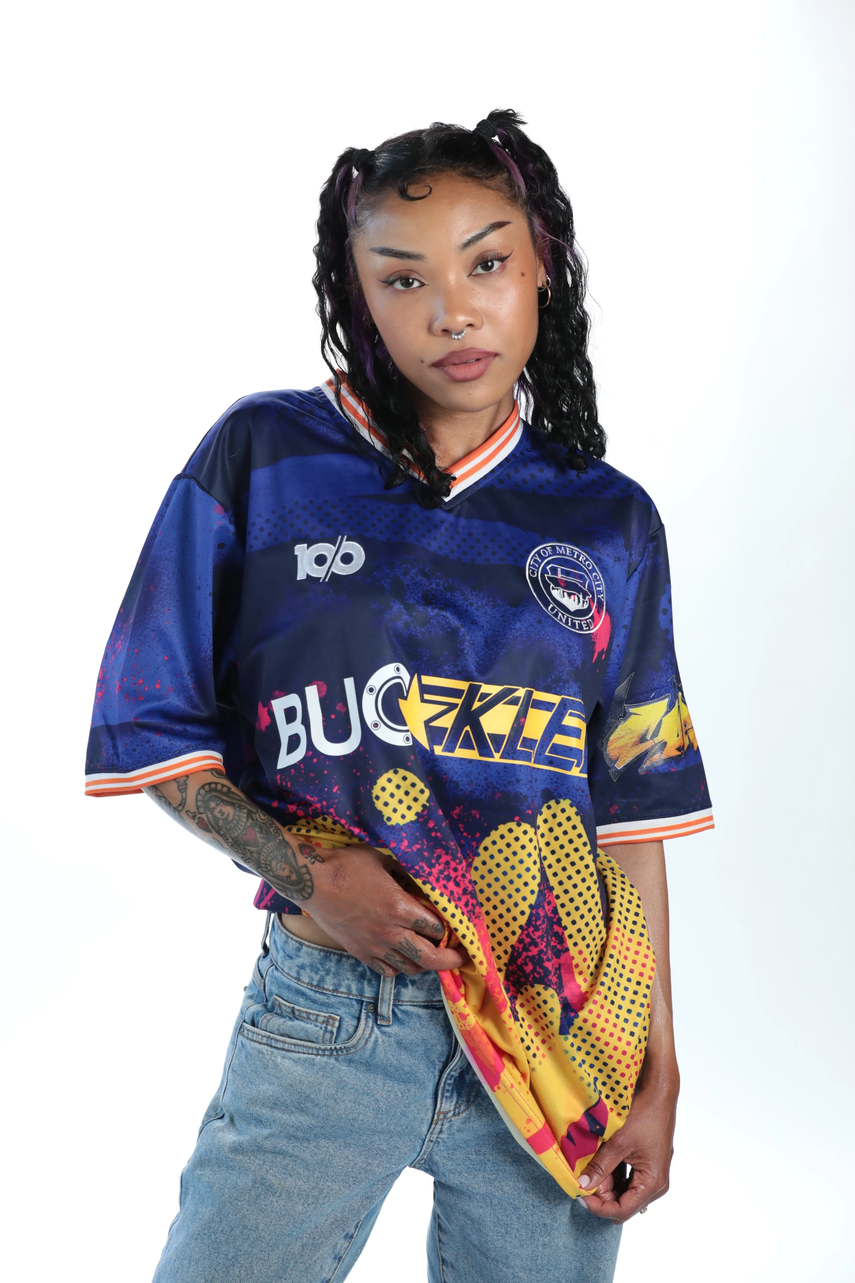 STREET FIGHTER 'Metro City United' Home Jersey 2024 Season - Blue/Multi