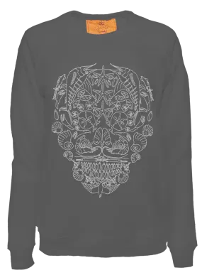 Sugar Skull Women's Classic Crew Pullover