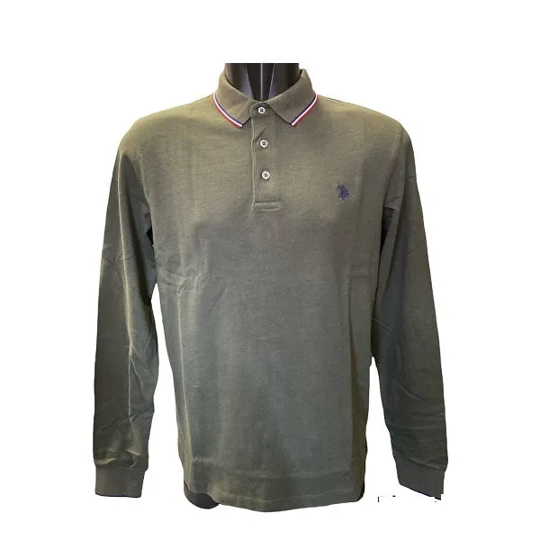 US Polo Assn. Rody long sleeve polo shirt 60641 47773 146 army