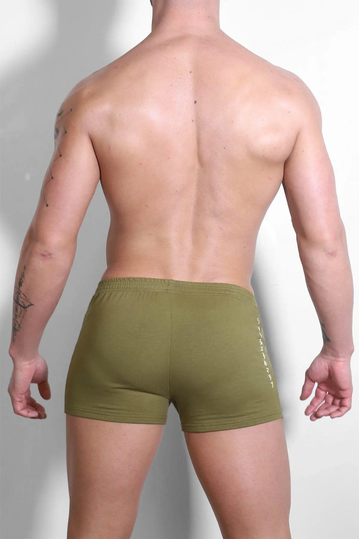 Varsity 2" Short Shorts with Zipper Pocket - Olive