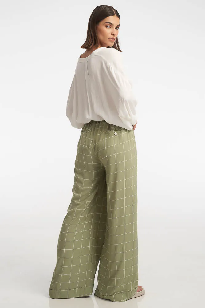 Vittoria Long Pants  / Moss Tiles