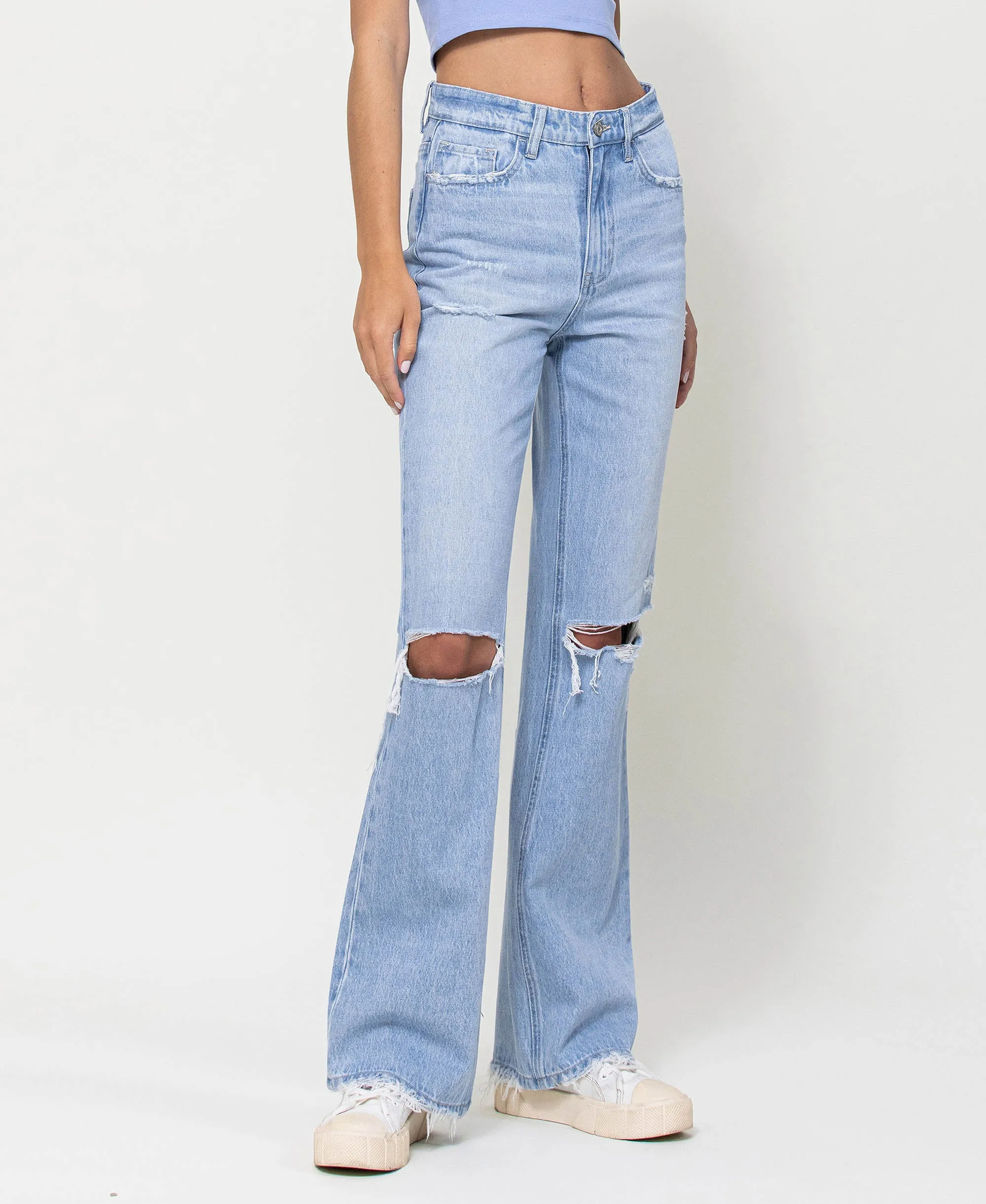 Western Promise - Super High Rise 90's Vintage Flare Jeans