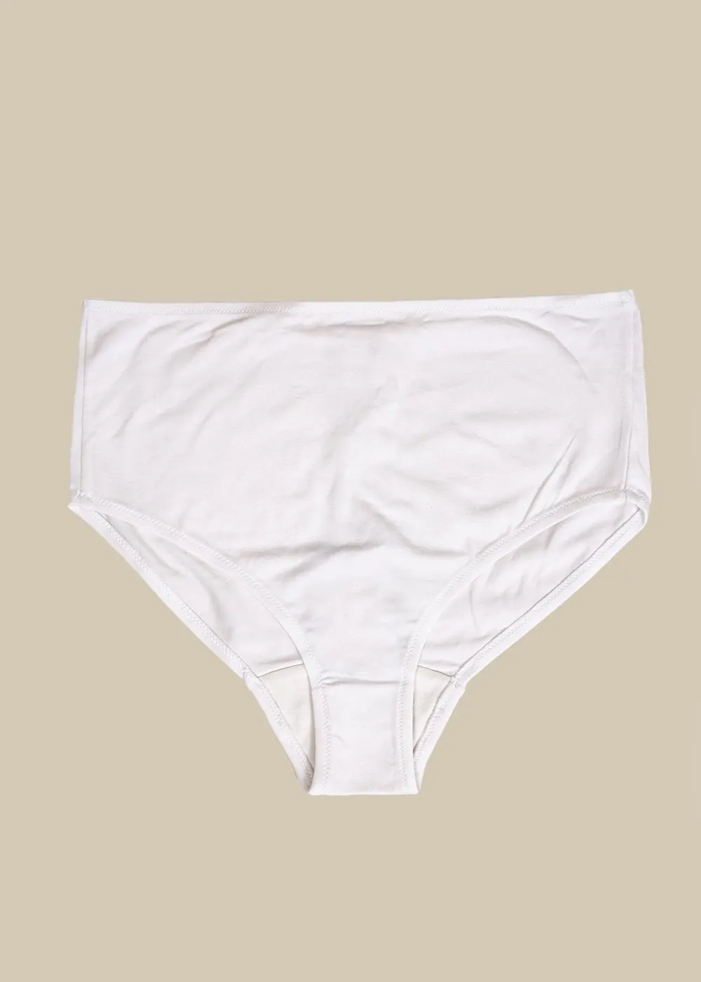 White Basics Mid Rise Brief