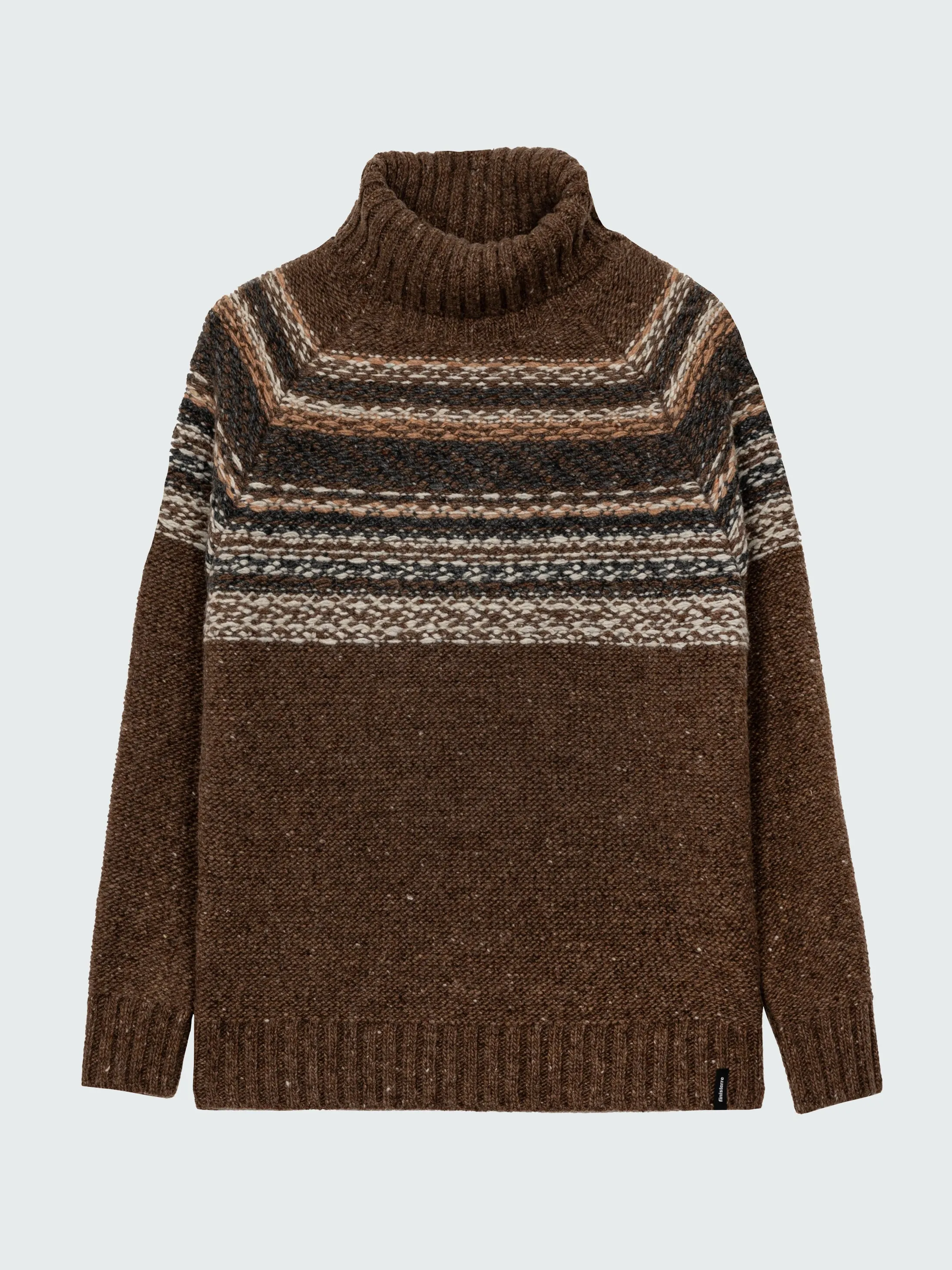 Women's Rocall Fair Isle Roll Neck Jumper